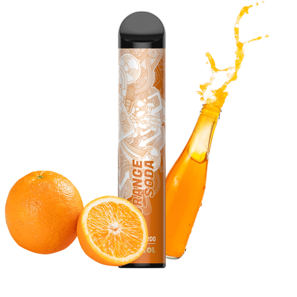 Купить Vozol Bar - Апельсиновая содовая, 2200 затяжек, 20 мг (2%)